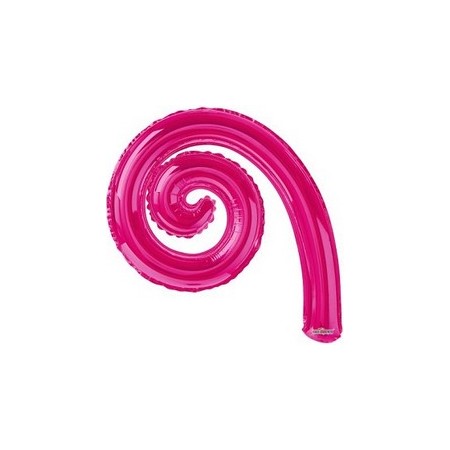 Palloncino Mylar Mini Shape 35 cm. Spirale Fucsia