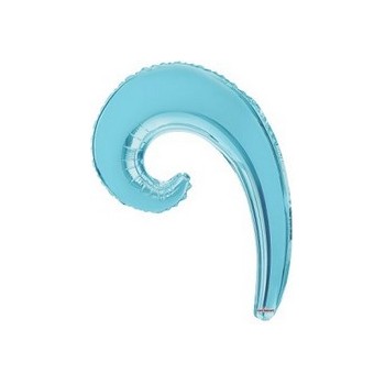 Palloncino Mylar Mini Shape 35 cm. Virgola Azzurra
