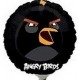 Palloncino Mylar Mini Shape Angry Birds Black Bird - 22 cm.  