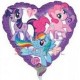 Palloncino Mylar Mini Shape My Little Pony Purple Heart - 22 cm.