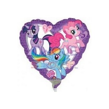 Palloncino Mylar Mini Shape My Little Pony Purple Heart - 22 cm.