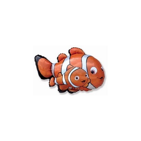 Palloncino Mylar Mini Shape Nemo Clownfish 2 - 35 cm.