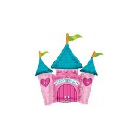 Palloncino Mylar Mini Shape Princess Castle - 35 cm.