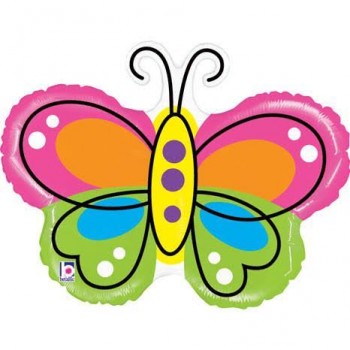 Palloncino Mylar Super Shape 71 cm. Beautiful Butterfly