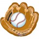 Palloncino Mylar Super Shape 78 cm. Baseball And Glove