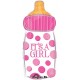 Palloncino Mylar Super Shape 78 cm. Girl - It`s A Girl Baby Bottle
