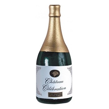 Pesetti in Plastica per Palloncini Bottiglia di Champagne