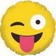 Palloncino Mylar Mini Shape 23 cm. Emoticon Smile Occhiolino