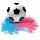 Pallone di calcio per Gender Reveal. Il kit contiene: scatola, pallone da riempire e polvere atossica e certificata. Co