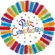 Palloncino Mylar 45 cm. Feliz Cumpleaños Bright Stars &nbsp;