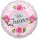 Palloncino Mylar 45 cm. Mis Quince Globo Con Rosas