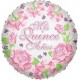 Palloncino Mylar 45 cm. Mis Quince Globo Con Rosas