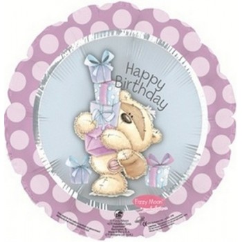 Palloncino Mylar 45 cm. R - Fizzy Moon Happy Birthday Day Gifts &nbsp;