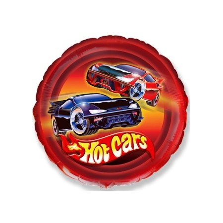 Palloncino Mylar 45 cm. Hot Cars