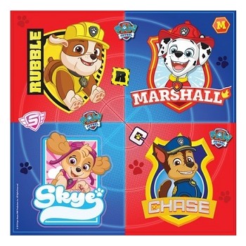 Coordinato Paw Patrol - Tovagliolo 33x33 cm. - 16 pz.