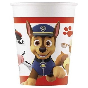 Coordinato Paw Patrol M - Bicchiere Carta 200 ml. Paw Patrol - Ready For Action 8 pz