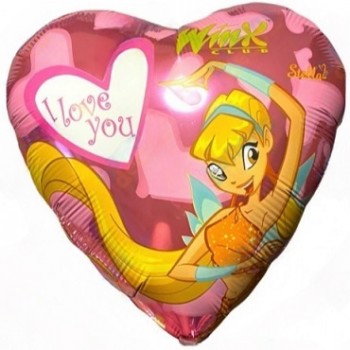 Palloncino Mylar 45 cm. Happy Birthday Fairies&nbsp;