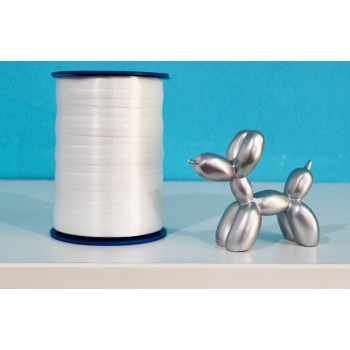 Nastro per palloncini 0,5 cm. x 500 mt. color Bianco 600