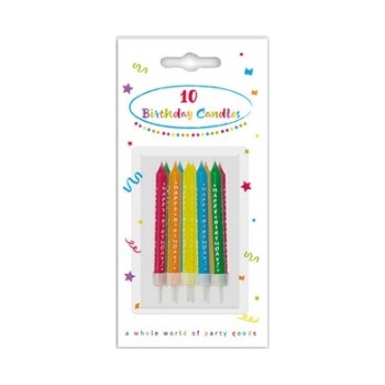 Candelina Happy Birthday - h. 8 - 10 pz.