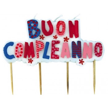 Candelina Buon Compleanno Rosa