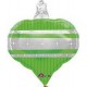 Palloncino Mylar 45 cm. Green Ornament