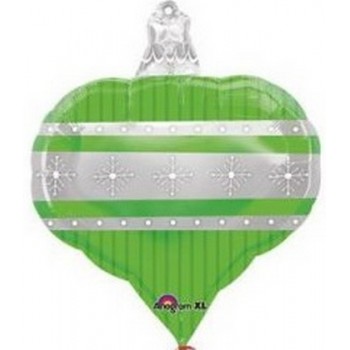 Palloncino Mylar 45 cm. Green Ornament