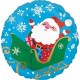 Palloncino Mylar 45 cm. Happy Santa in Sleigh