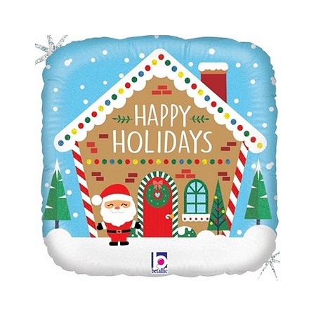 Palloncino Mylar 45 cm. Home For The Holidays