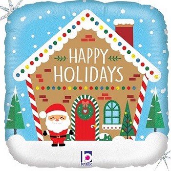 Palloncino Mylar 45 cm. Home For The Holidays