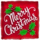 Palloncino Mylar 45 cm. Merry Christmas
