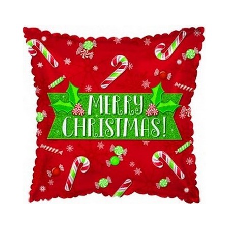 Palloncino Mylar 45 cm. Merry Christmas Banner