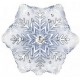 Palloncino Mylar 45 cm. Prism Pattern Snowflake