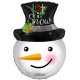 Palloncino Mylar 45 cm. Snowman Shape