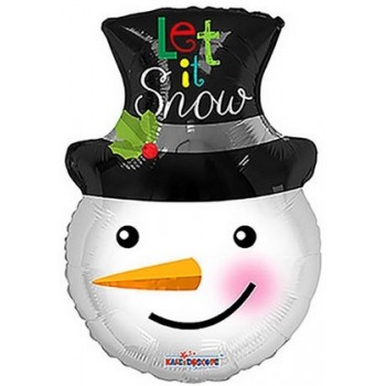 Palloncino Mylar 45 cm. Snowman Shape