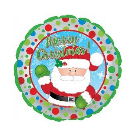 Palloncino Mylar 45 cm. Waving Santa
