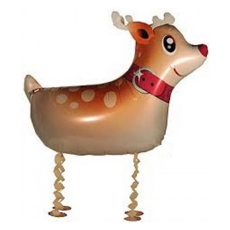 Palloncino Mylar Jumbo Walker 64 cm. Renna Natale