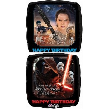 Palloncino Mylar 45 cm. Star Wars Happy Birthday