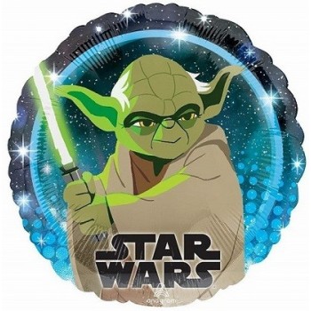 Palloncino Mylar 45 cm. Star Wars Yoda