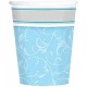 Coordinato Elegant Azzurro - Bicchiere Carta 266 ml. - 8 pz.