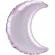 Palloncino Mylar 66 cm. Luna Media Rosa Satinata