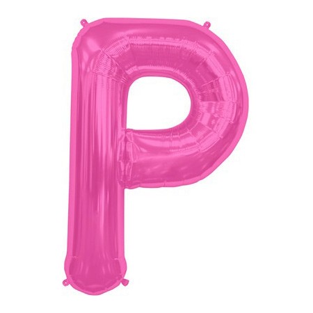 Palloncino Mylar Lettera Maxi P - 86 cm. Fucsia