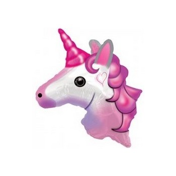 Palloncino Mylar Mini Shape 22 cm. Love Unicorn
