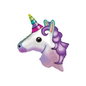 Palloncino Mylar Mini Shape 22 cm. Unicorn