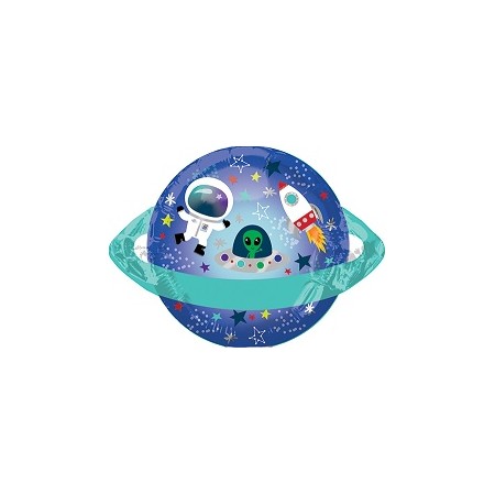 Palloncino Mylar Mini Shape 35 cm. Spaced Out Planet