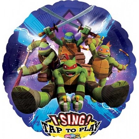 Palloncino Mylar Musicale 71 cm. Teenage Mutant Ninja Turtles